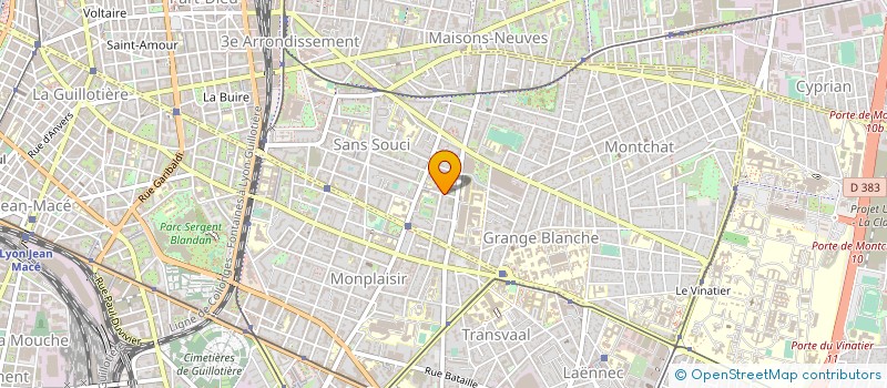 localisation de l'entreprise MONSIEUR BILEL BAKHTAOUI  LYON