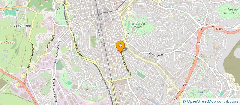 localisation de l'entreprise MONSIEUR BILEL BAKHTI  SAINT-ETIENNE