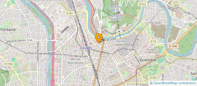 localisation de l'entreprise MONSIEUR BILEL BAKLOUTI  GRENOBLE