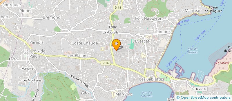 localisation de l'entreprise MONSIEUR BILEL BEN AISSA  LA SEYNE-SUR-MER