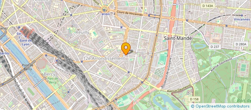 localisation de l'entreprise MONSIEUR BILEL BEN AYED  PARIS 12