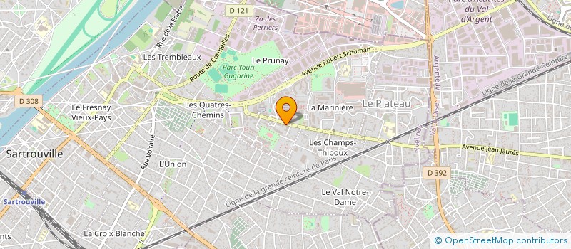 localisation de l'entreprise MONSIEUR BILEL BEN BELGACEM  SARTROUVILLE