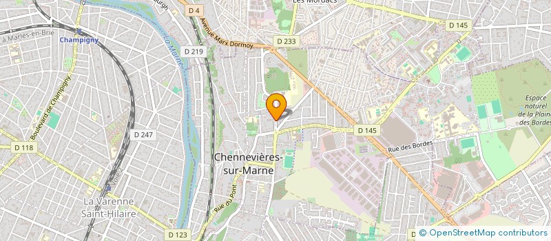 localisation de l'entreprise MONSIEUR BILEL BEN DHIEF  CHENNEVIERES-SUR-MARNE