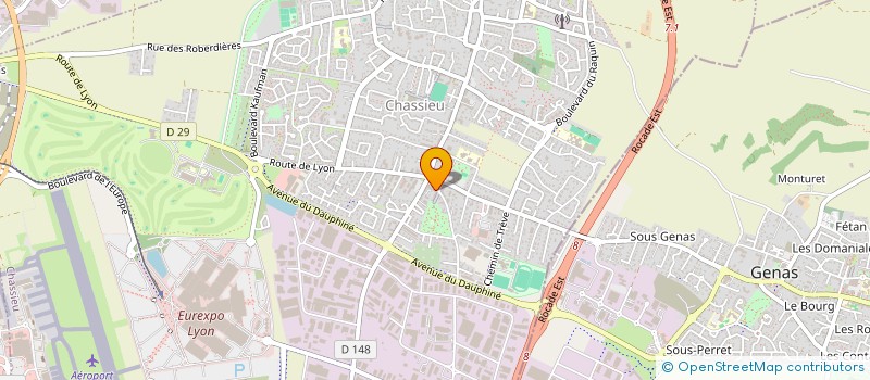 localisation de l'entreprise MONSIEUR BILEL BENCHAAR  CHASSIEU