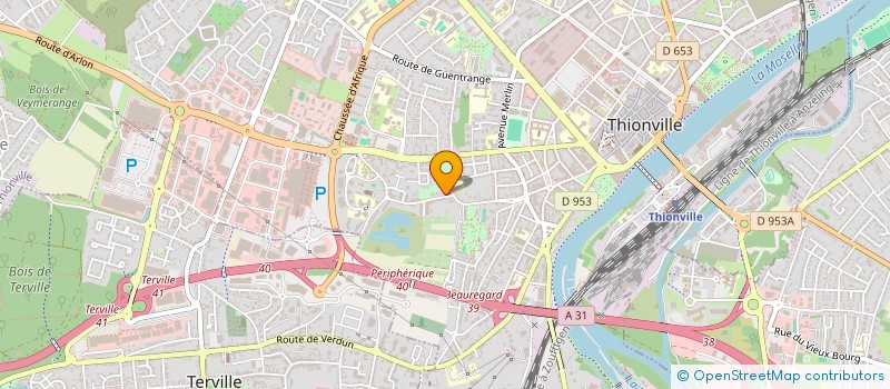 localisation de l'entreprise MONSIEUR BILEL BENCHERIF  THIONVILLE