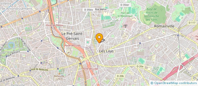 localisation de l'entreprise MONSIEUR BILEL BENSLIMANE  LES LILAS