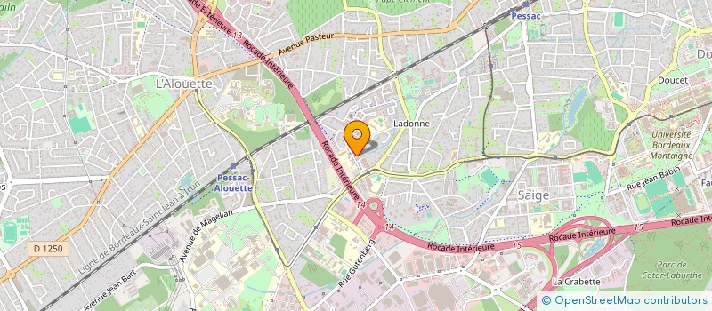 localisation de l'entreprise MONSIEUR BILEL BOUBAKRI  PESSAC