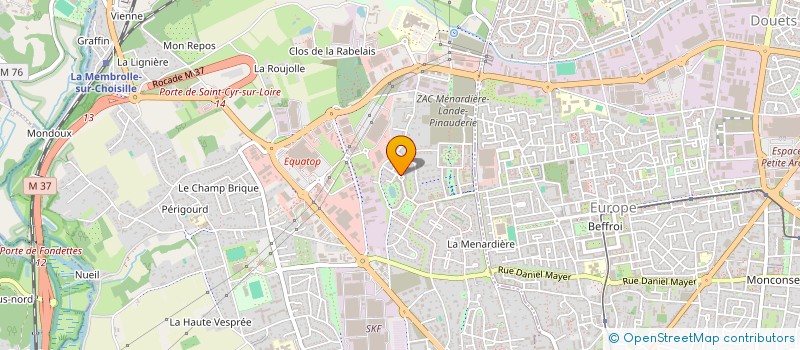 localisation de l'entreprise MONSIEUR BILEL BOUCHALOUF  SAINT-CYR-SUR-LOIRE