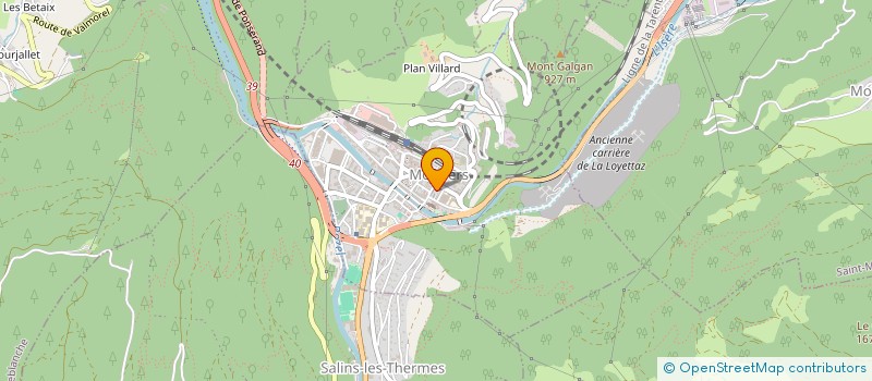 localisation de l'entreprise MONSIEUR BILEL BOUGHDIRI  MOUTIERS