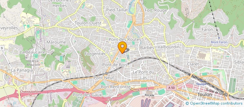 localisation de l'entreprise MONSIEUR BILEL BOULFERROUK  TOULON