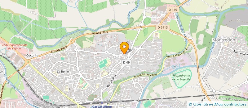 localisation de l'entreprise MONSIEUR BILEL CHAKIR  CARCASSONNE