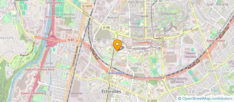 localisation de l'entreprise MONSIEUR BILEL CHERID à ECHIROLLES