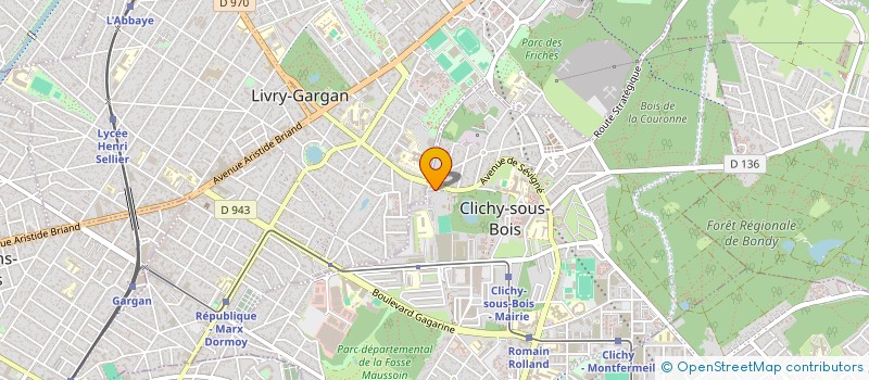 localisation de l'entreprise MONSIEUR BILEL DAOUD à CLICHY-SOUS-BOIS