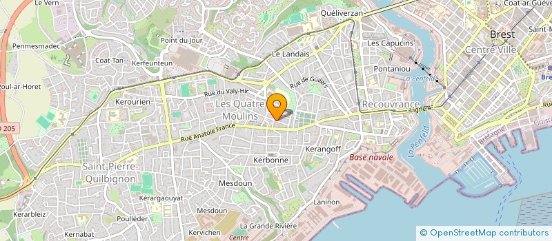 localisation de l'entreprise MONSIEUR BILEL DELFOUF à BREST