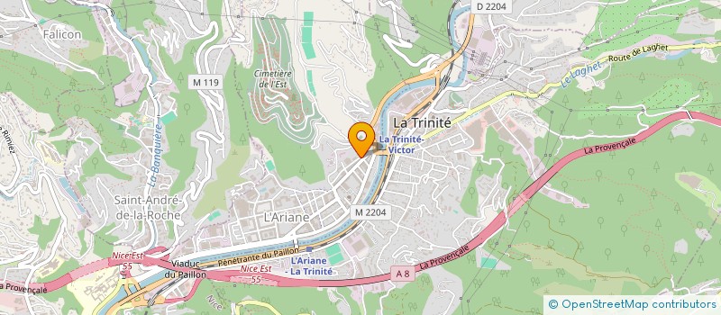 localisation de l'entreprise MONSIEUR BILEL DHIB à NICE