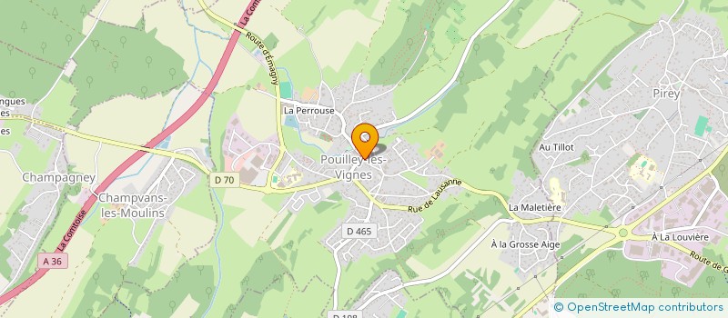 localisation de l'entreprise MONSIEUR BILEL DJOGHLAL  POUILLEY-LES-VIGNES