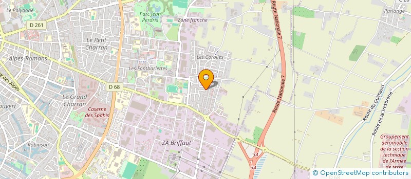 localisation de l'entreprise MONSIEUR BILEL DOKHANE  VALENCE