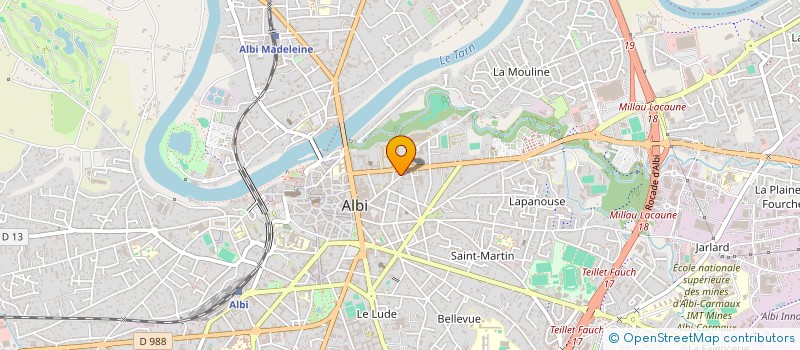 localisation de l'entreprise MONSIEUR BILEL EL GHALMI  ALBI
