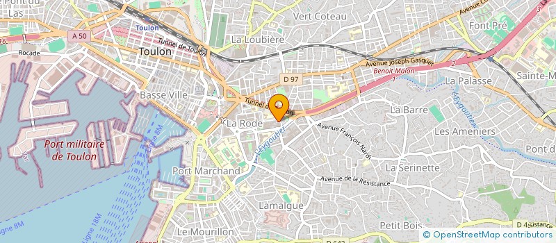 localisation de l'entreprise MONSIEUR BILEL EL MAJDOUB  TOULON