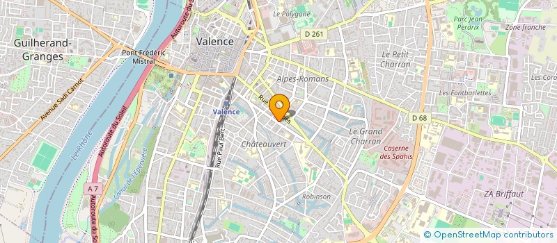 localisation de l'entreprise MONSIEUR BILEL EL YANDOUZI  VALENCE