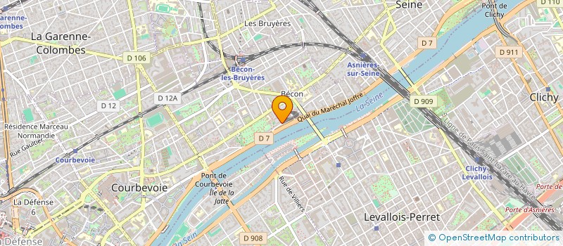localisation de l'entreprise MONSIEUR BILEL ELMABROUK à COURBEVOIE