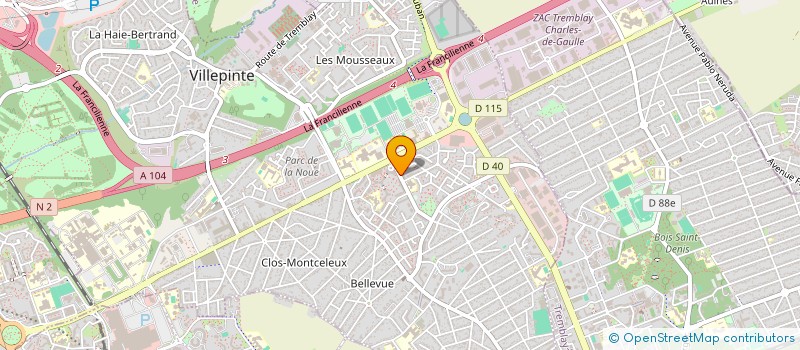 localisation de l'entreprise MONSIEUR BILEL ESSID à VILLEPINTE