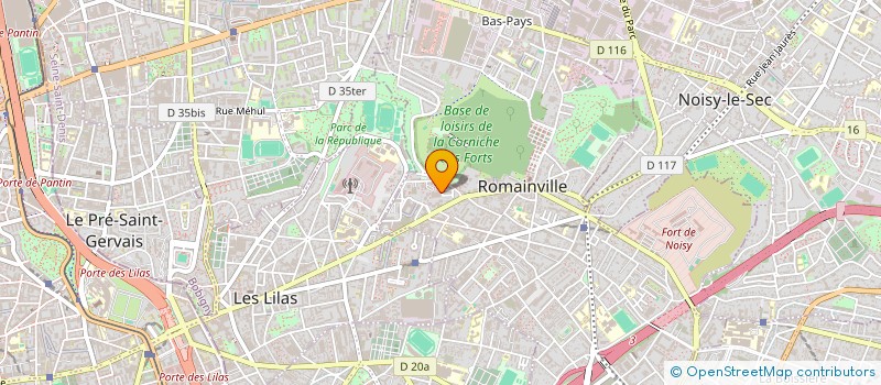 localisation de l'entreprise MONSIEUR BILEL GARFA à ROMAINVILLE