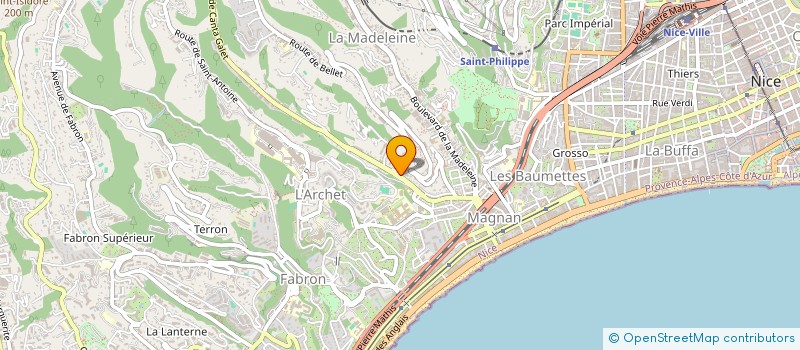 localisation de l'entreprise MONSIEUR BILEL GUESMI à NICE