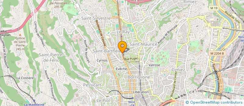 localisation de l'entreprise MONSIEUR BILEL HACHICHA à NICE