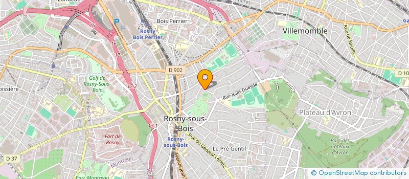 localisation de l'entreprise MONSIEUR BILEL HAMDI à ROSNY-SOUS-BOIS