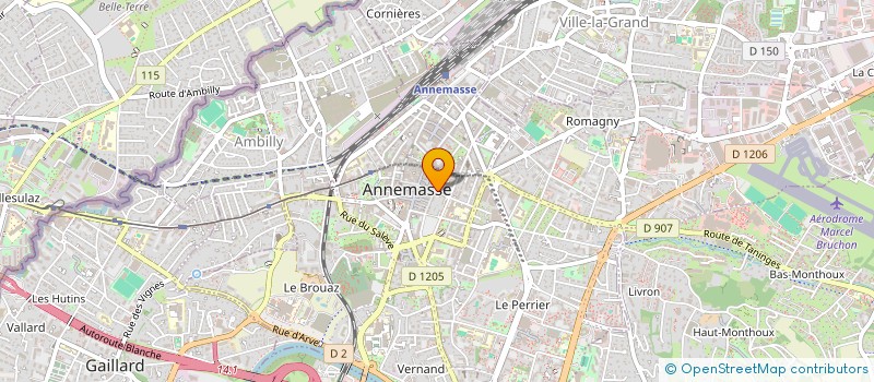 localisation de l'entreprise MONSIEUR BILEL HAMDOUN  ANNEMASSE