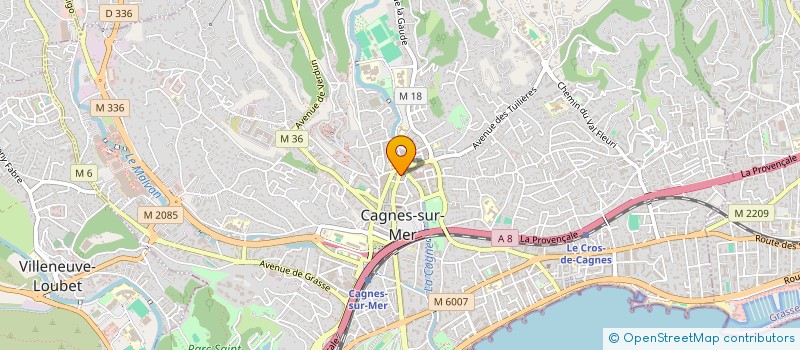 localisation de l'entreprise MONSIEUR BILEL HAMROUNI à CAGNES-SUR-MER