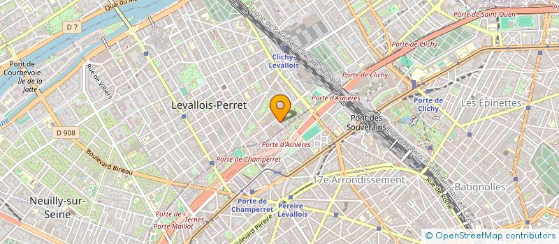 localisation de l'entreprise MONSIEUR BILEL JEDDI à LEVALLOIS-PERRET
