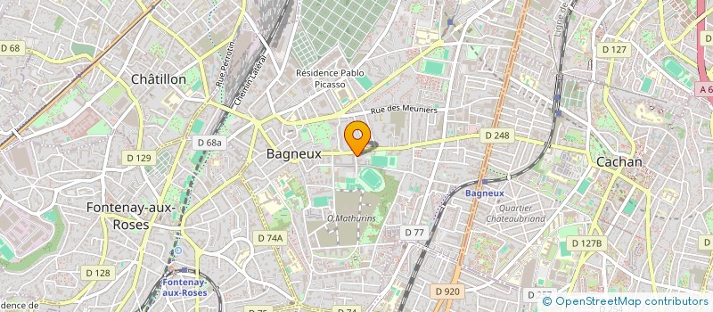 localisation de l'entreprise MONSIEUR BILEL KORICHI à BAGNEUX