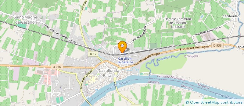 localisation de l'entreprise MONSIEUR BILEL LEMNOUAR  CASTILLON-LA-BATAILLE