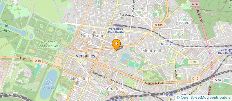 localisation de l'entreprise MONSIEUR BILEL MAKTOUF à VERSAILLES