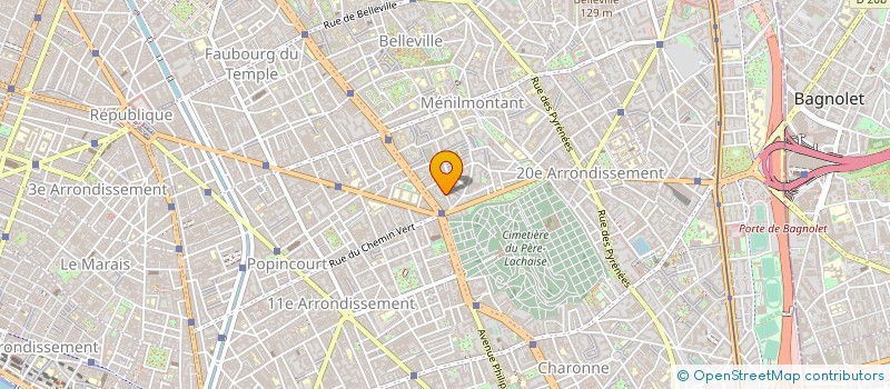 localisation de l'entreprise MONSIEUR BILEL MAZOUZ  PARIS 20