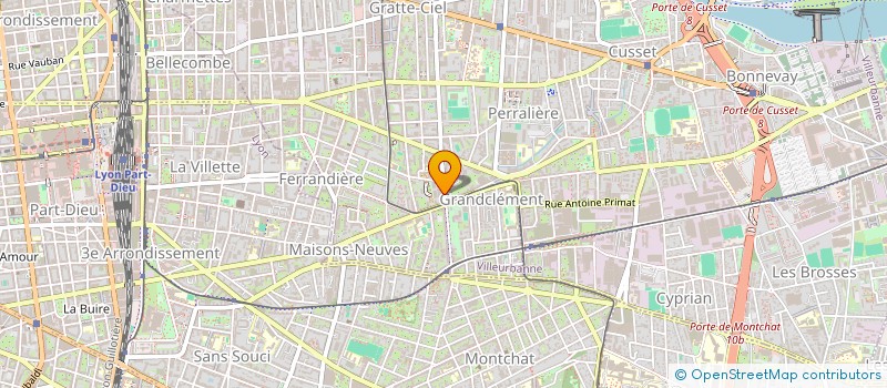 localisation de l'entreprise MONSIEUR BILEL MEJRI  VILLEURBANNE