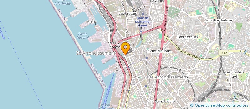 localisation de l'entreprise MONSIEUR BILEL MESSAI à MARSEILLE