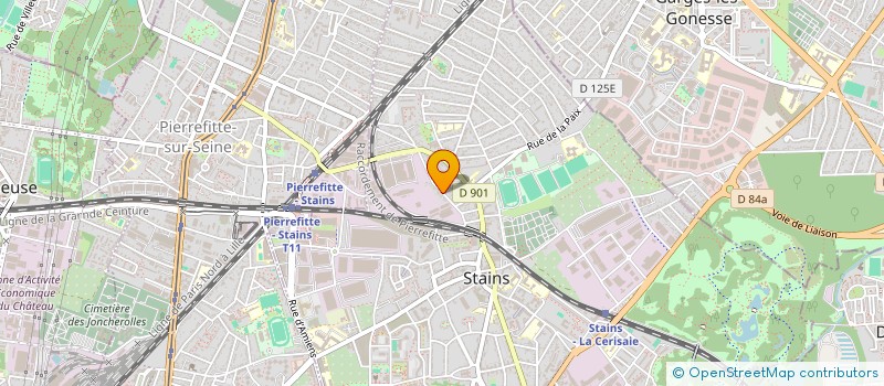 localisation de l'entreprise MONSIEUR BILEL MEZOUGH à STAINS