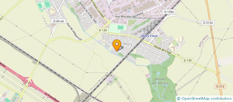 localisation de l'entreprise MONSIEUR BILEL MHAMEDI  MITRY-MORY