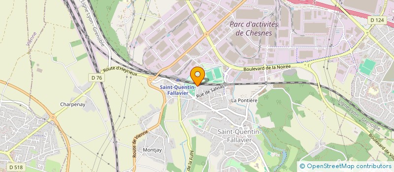 localisation de l'entreprise MONSIEUR BILEL MOKHNACHE  SAINT-QUENTIN-FALLAVIER