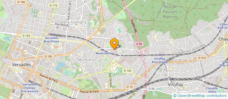 localisation de l'entreprise MONSIEUR BILEL MOUSSAOUI  VERSAILLES