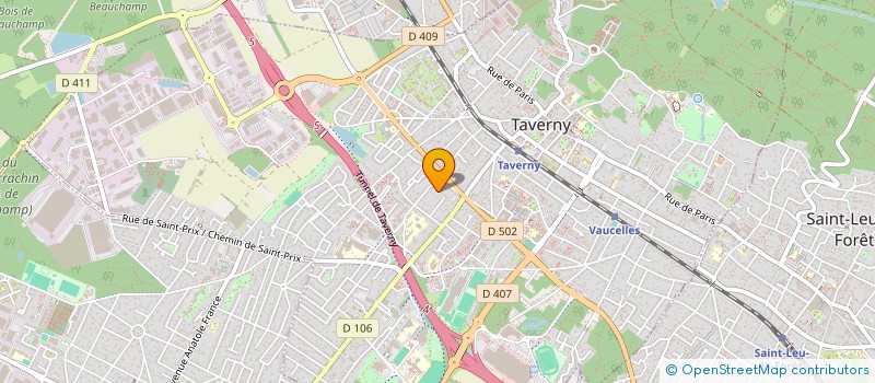 localisation de l'entreprise MONSIEUR BILEL REBAI  TAVERNY