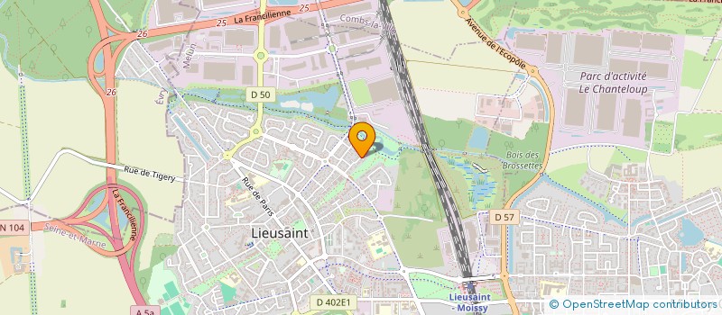 localisation de l'entreprise MONSIEUR BILEL SAAFI  LIEUSAINT