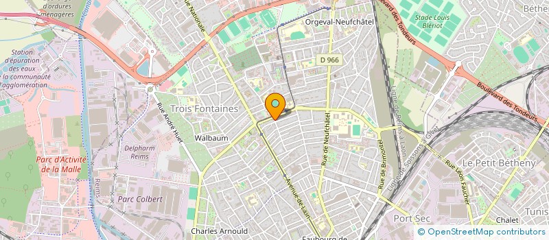 localisation de l'entreprise MONSIEUR BILEL SAYOURI  REIMS