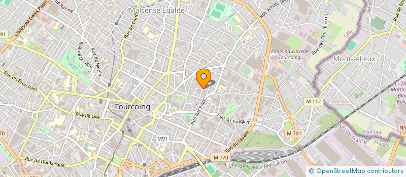 localisation de l'entreprise MONSIEUR BILEL SEKHRI  TOURCOING