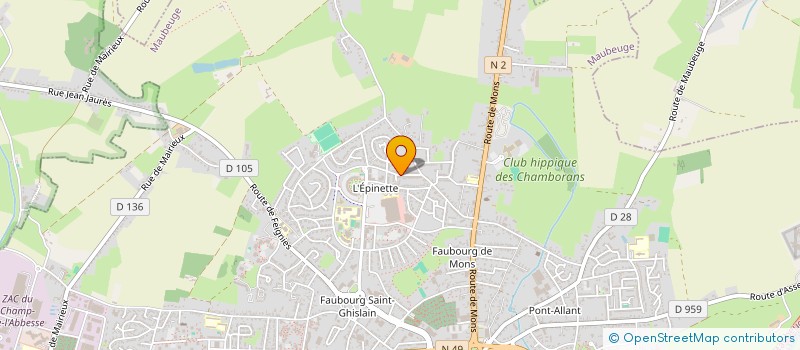 localisation de l'entreprise MONSIEUR BILEL TAFIH  MAUBEUGE