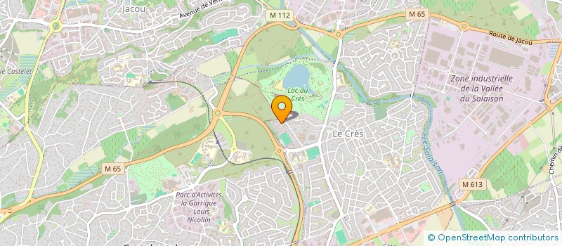 localisation de l'entreprise MONSIEUR BILEL TAOUIL  LE CRES