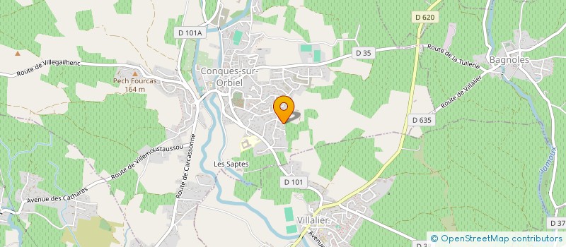 localisation de l'entreprise MONSIEUR BILEL TEMZI  CONQUES-SUR-ORBIEL